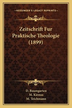 portada Zeitschrift Fur Praktische Theologie (1899) (in German)