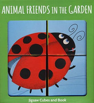 portada Animal Friends in the Garden. Jigsaw Cubes and Book. Ediz. A Colori. Con Gioco (Sassi Junior) (en Inglés)