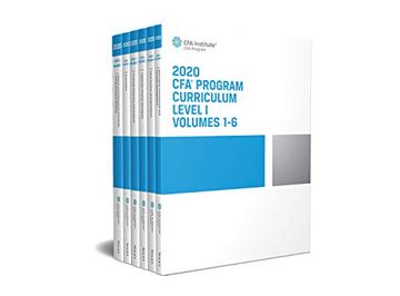 portada Cfa Program Curriculum 2020 Level i Volumes 1–6 box set (Cfa Curriculum 2020) (in English)