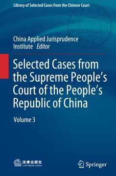 portada Selected Cases From the Supreme Peopleâ€™S Court of the Peopleâ€™S Republic of China(Springer Verlag Gmbh) (en Inglés)