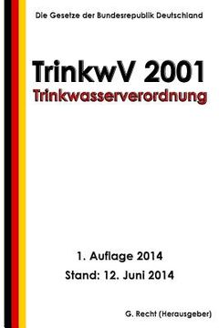 portada Trinkwasserverordnung - TrinkwV 2001 (en Alemán)