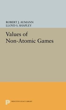 portada Values of Non-Atomic Games (Princeton Legacy Library) (in English)