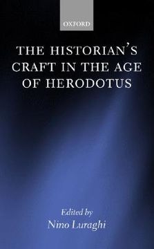 portada the historian's craft in the age of herodotus (en Inglés)