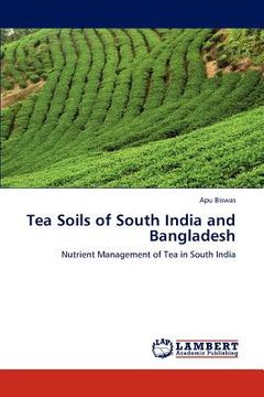 portada tea soils of south india and bangladesh (en Inglés)