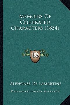 portada memoirs of celebrated characters (1854) (in English)