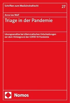 portada Triage in der Pandemie (en Alemán)