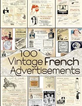 portada 100 Vintage French Advertisements (en Inglés)