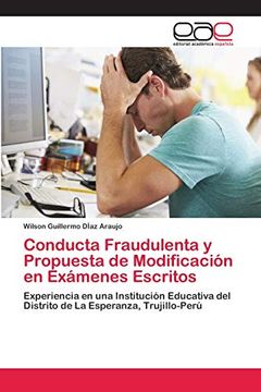 portada Conducta Fraudulenta y Propuesta de Modificación en Exámenes Escritos