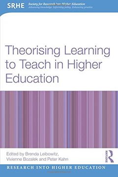 portada Theorising Learning to Teach in Higher Education (en Inglés)