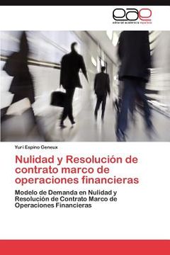 portada nulidad y resoluci n de contrato marco de operaciones financieras (in English)