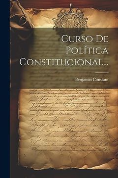 portada Curso de Política Constitucional.