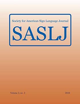 portada Society for American Sign Language Journal: Vol. 2, no. 2, (in English)