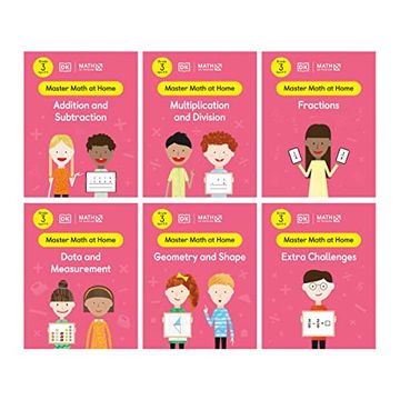 portada Math - no Problem! Collection of 6 Workbooks, Grade 3 Ages 8-9 (Master Math at Home) 