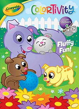 portada Crayola Colortivity: Fluffy Fun! (en Inglés)