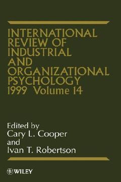 portada international review of industrial and organizational psychology, 1999