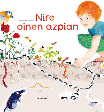 portada Nire Oinean Azpian (en Euskera)