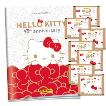 portada Hello Kitty 2024 - Pack Album + 7 sobres de estampas - Editorial Panini (in Spanish)