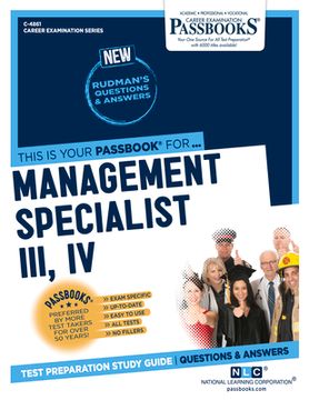 portada Management Specialist III, IV (C-4861): Passbooks Study Guide Volume 4861 (en Inglés)