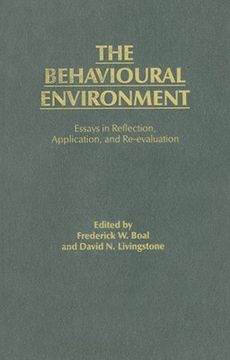portada the behavioural environment: essays in reflection, application, and re-evaluation (en Inglés)