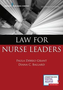 portada Law for Nurse Leaders, Second Edition (in English)