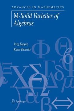 portada M-Solid Varieties of Algebras (en Inglés)