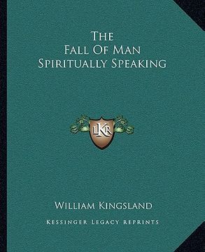 portada the fall of man spiritually speaking (en Inglés)