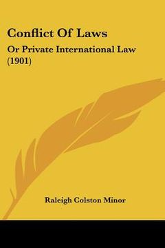 portada conflict of laws: or private international law (1901)