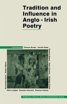 portada Tradition and Influence in Anglo-Irish Poetry (en Inglés)
