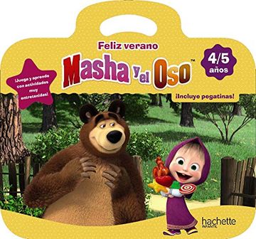 portada Feliz Verano con Masha y el oso 4-5 Años