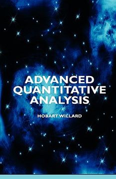 portada advanced quantitative analysis (en Inglés)