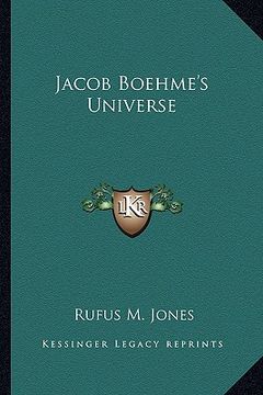 portada jacob boehme's universe (in English)
