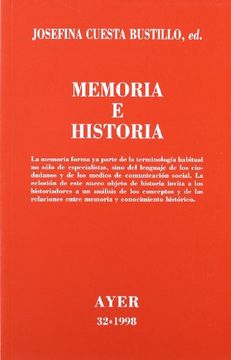 portada Memoria e Historia (in Spanish)