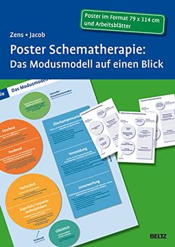 portada Poster Schematherapie: Das Modusmodell auf Einen Blick: Mit Arbeitsblättern in der Sammelmappe. Format Poster: 114 x 79 cm (en Alemán)