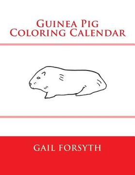 portada Guinea Pig Coloring Calendar (in English)