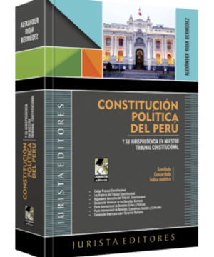 portada Constitución Política del Perú y su jurisprudencia en nuestro Tribunal Constitucional