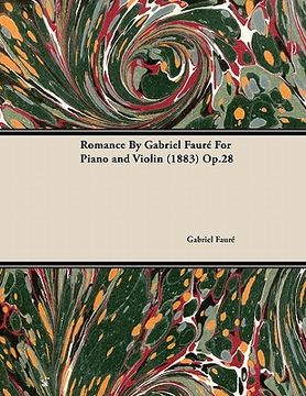 portada romance by gabriel faur for piano and violin (1883) op.28