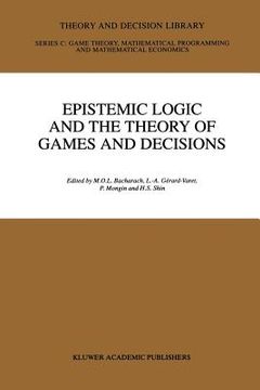 portada epistemic logic and the theory of games and decisions (en Inglés)