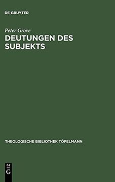 portada Deutungen des Subjekts (in German)