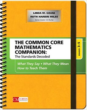 portada The Common Core Mathematics Companion: The Standards Decoded, Grades 3-5: What They Say, What They Mean, How to Teach Them (Corwin Mathematics Series) (en Inglés)