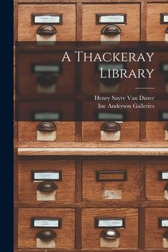 portada A Thackeray Library (en Inglés)