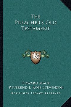 portada the preacher's old testament (en Inglés)