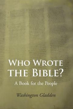 portada Who Wrote the Bible? (en Inglés)