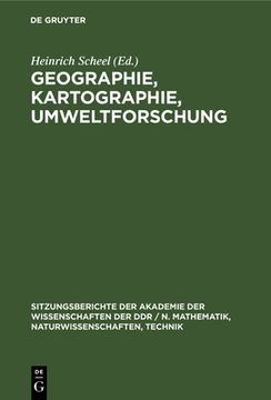 portada Geographie, Kartographie, Umweltforschung (German Edition) [Hardcover ] (en Alemán)