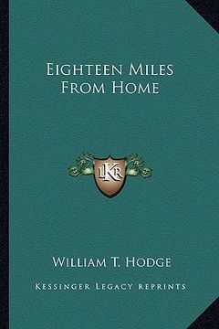 portada eighteen miles from home (in English)