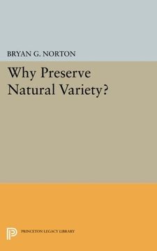 portada Why Preserve Natural Variety? (Princeton Legacy Library) (en Inglés)