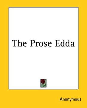 portada the prose edda (en Inglés)