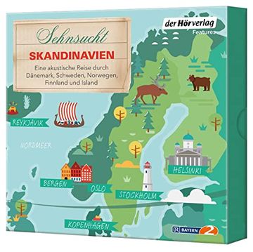 portada Sehnsucht Skandinavien: Eine Akustische Reise Durch Dänemark, Schweden, Norwegen, Finnland und Island (Sehnsuchtsreisen, Band 5) (en Alemán)