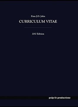 portada Curriculum Vitae, Finn J.D. John: 2017 Edition