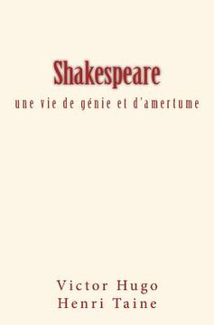 portada Shakespeare: une vie de génie et d'amertume (in French)