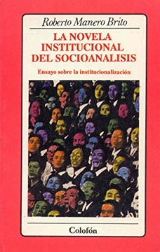 portada novela institucional del socioanalisis,